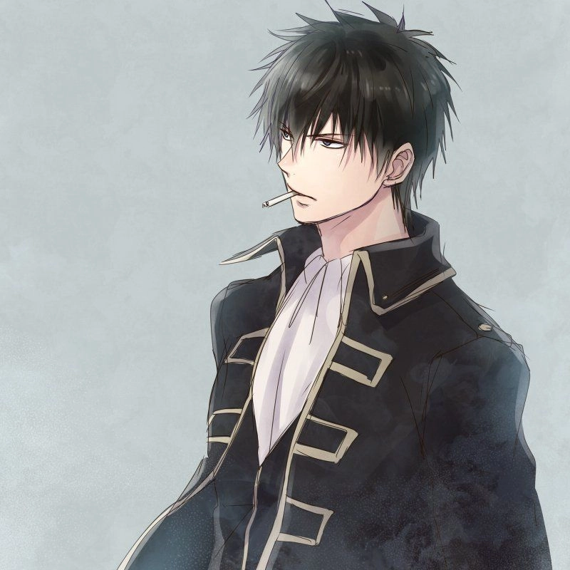 Hijikata Toushirou fanart thu hút bởi nét lạnh lùng