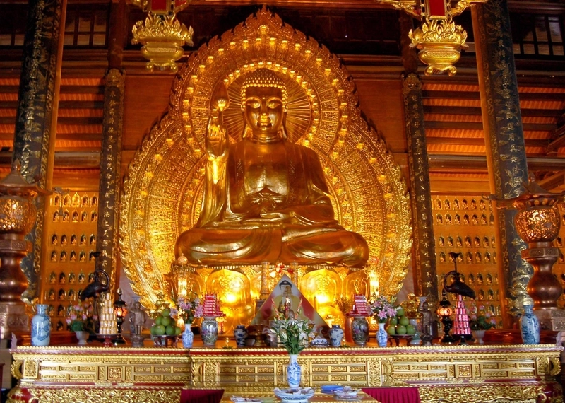 Ấn tượng với tượng chùa Bái Đính uy nghi giữa không gian linh thiêng