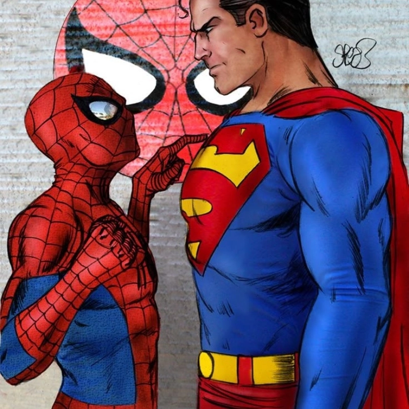 Người nhện superman là sự kết hợp giữa sức mạnh và tinh thần chiến đấu không ngừng nghỉ