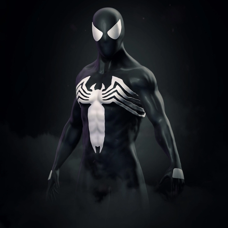 Người nhện đen venom là hình ảnh mạnh mẽ, đại diện cho sự đối đầu đầy nguy hiểm