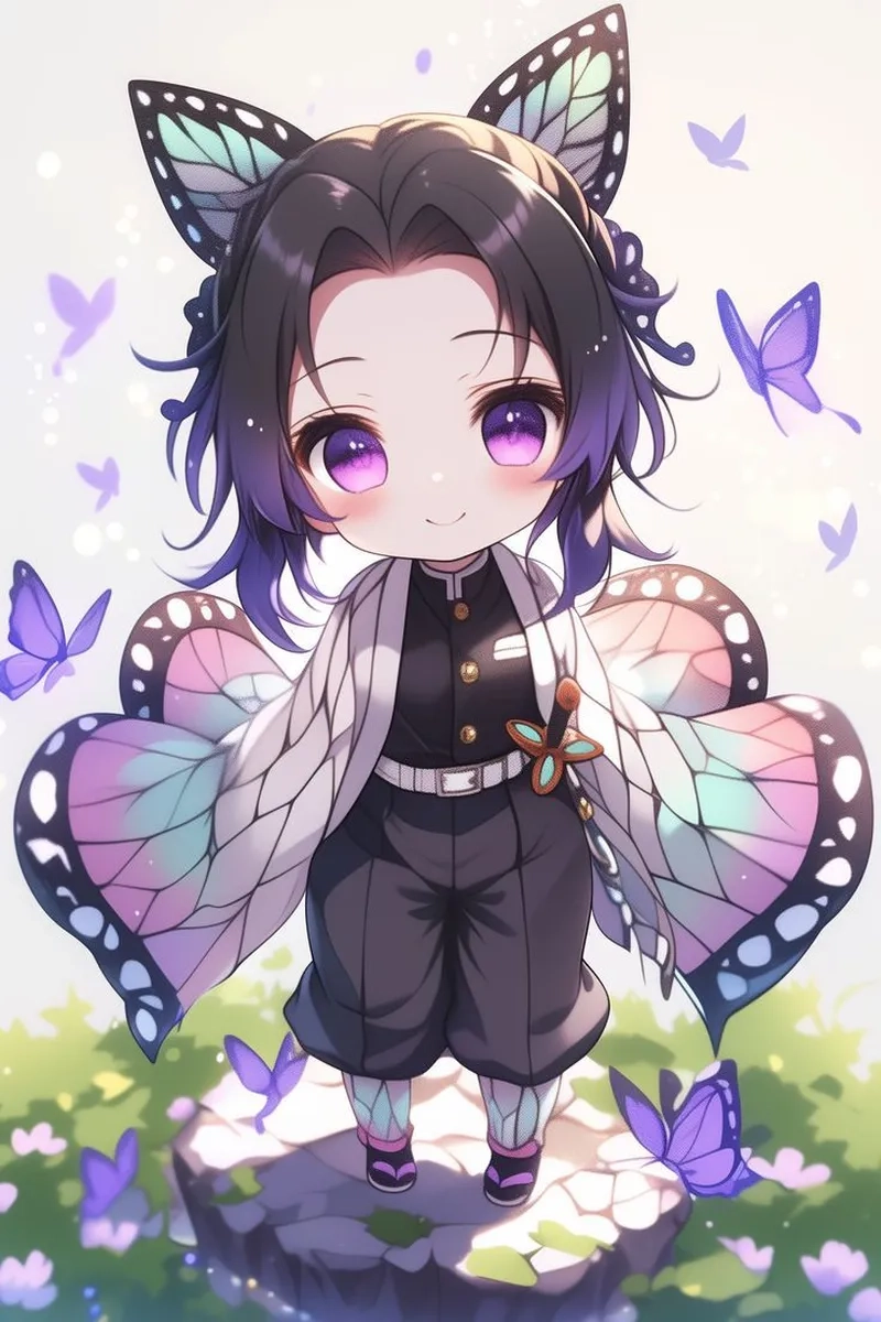 Mê mẩn trước bộ ảnh shinobu kocho chibi cực chất