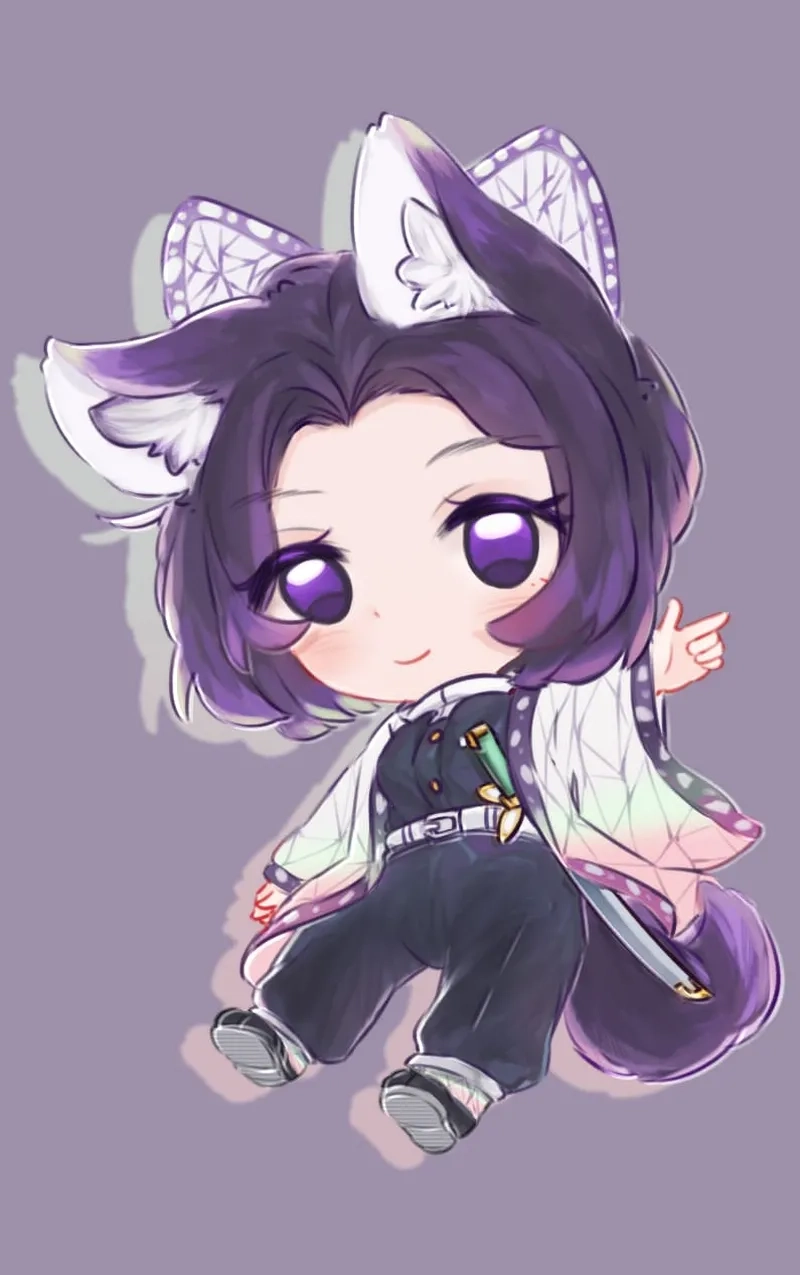Nổi bật trên mạng xã hội với avatar shinobu chibi độc đáo