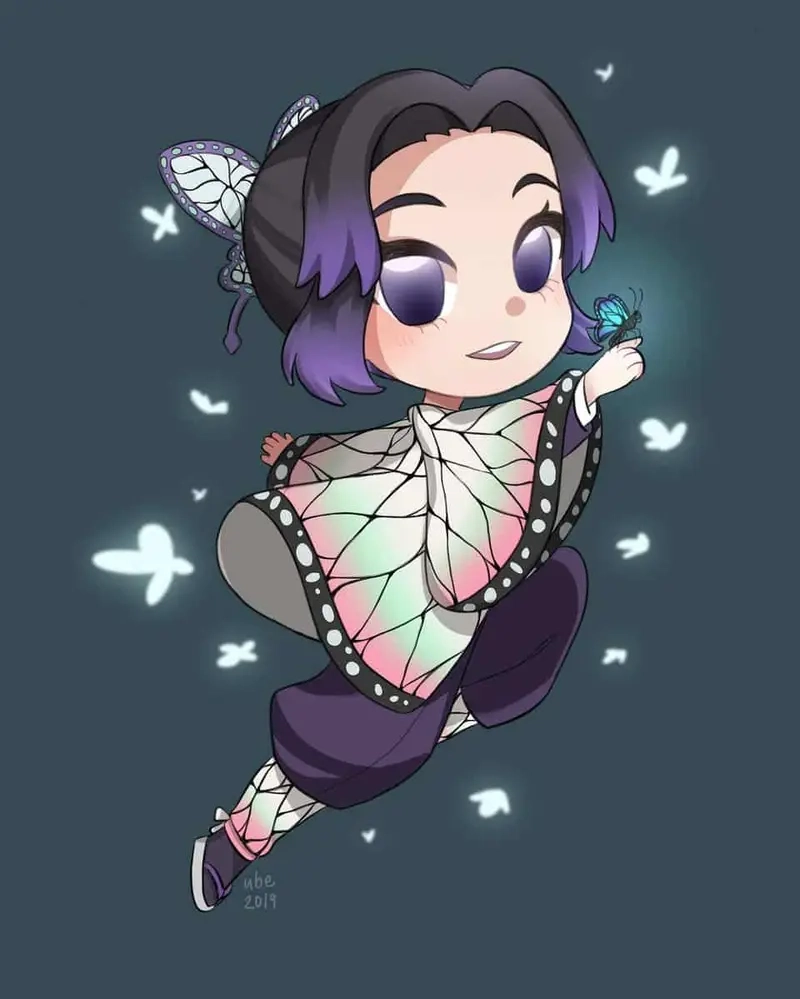 Tự tay làm shinobu chibi drawing đơn giản tại nhà