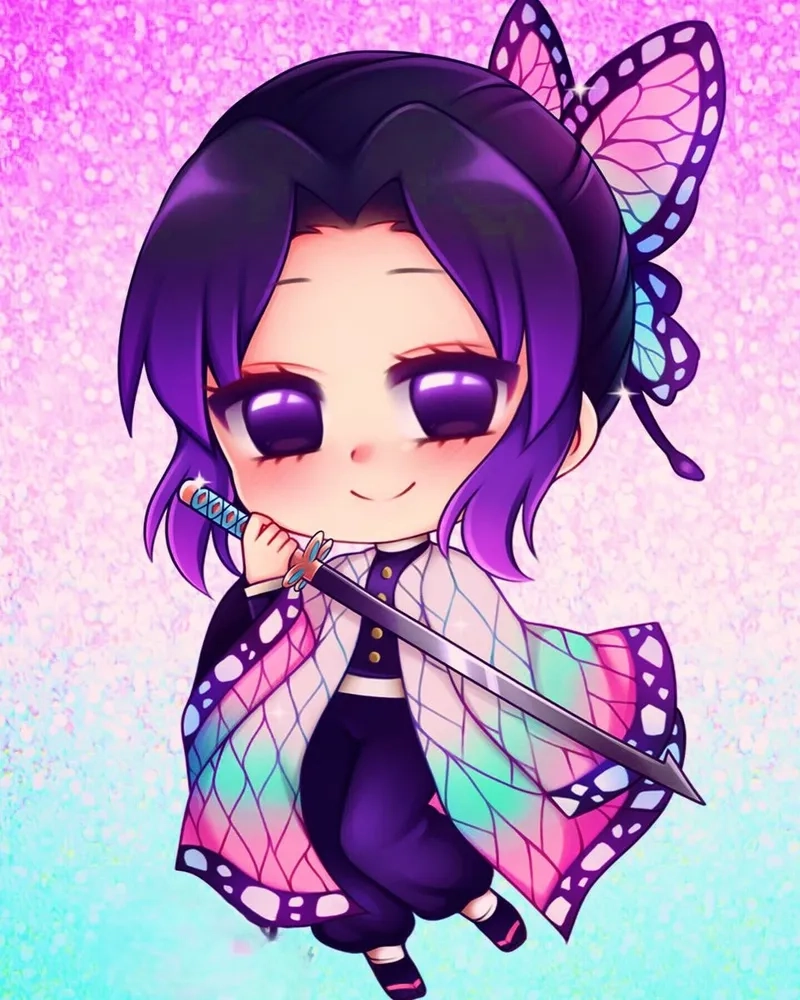 Mãn nhãn cùng cute kawaii shinobu chibi đỉnh cao