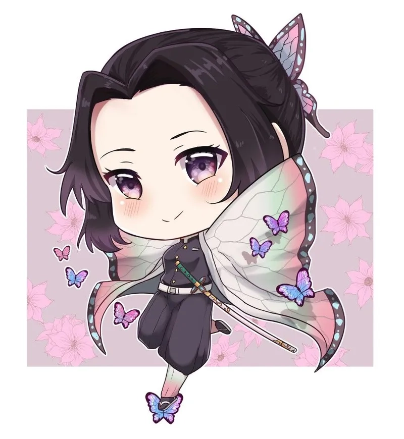 Ngắm nhìn bộ ảnh kochō shinobu chibi tuyệt đẹp