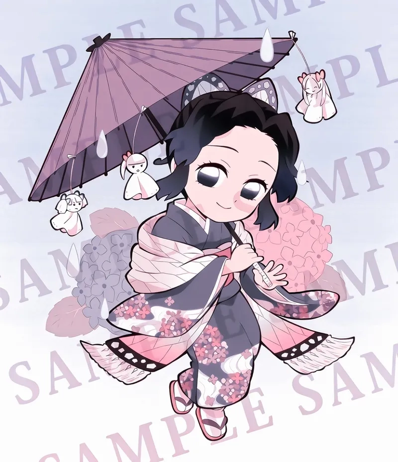 Không thể rời mắt khỏi shinobu chibi fanart siêu cute