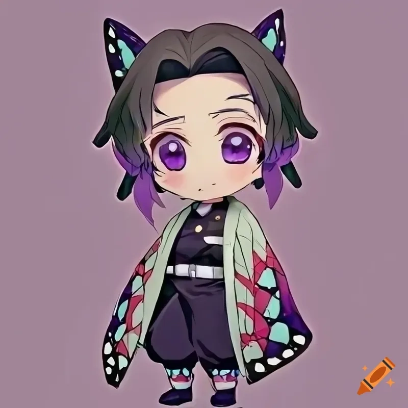 Đốn tim fan với shinobu chibi kawaii rực rỡ