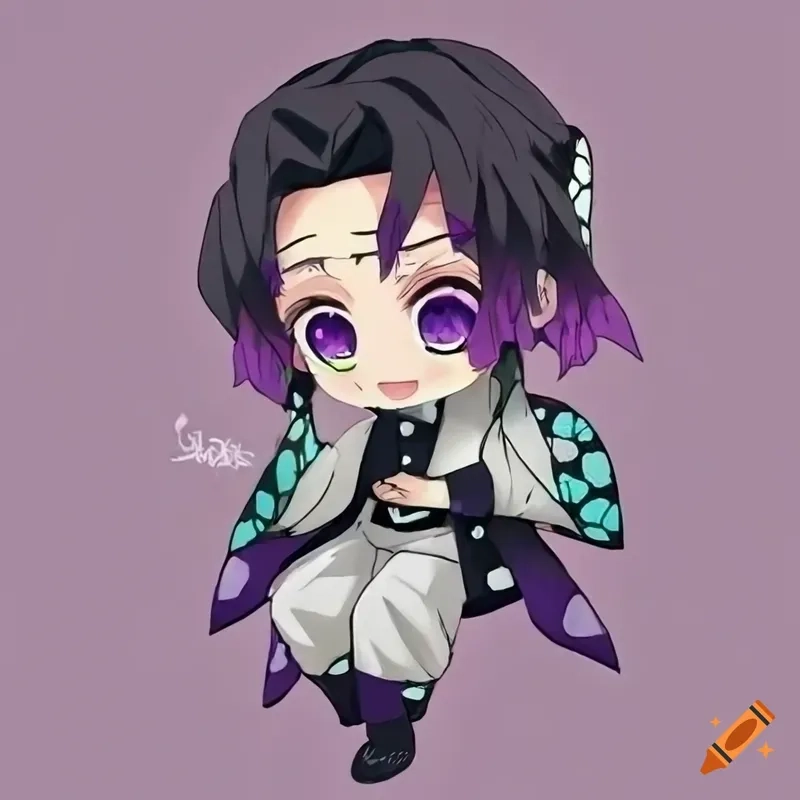 Tải về bộ shinobu chibi png trong suốt cực chất lượng