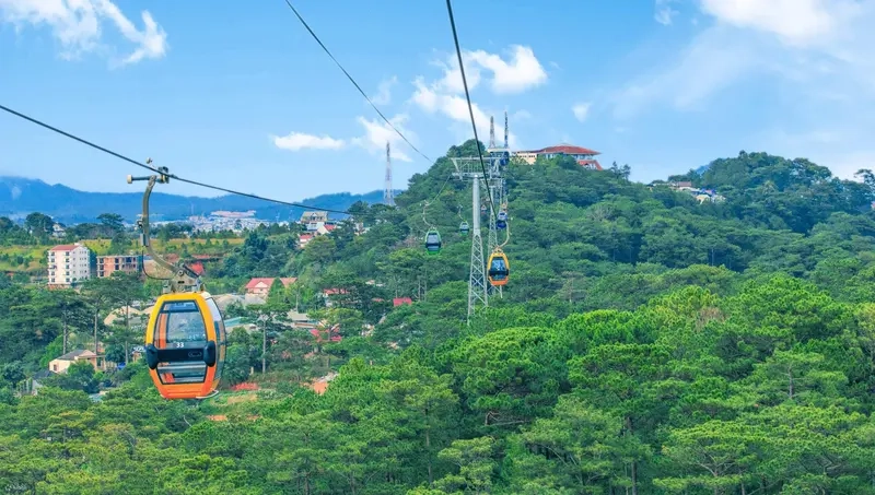 Hành trình cáp treo tuyệt đẹp đến cáp treo thiền viện trúc lâm đà lạt