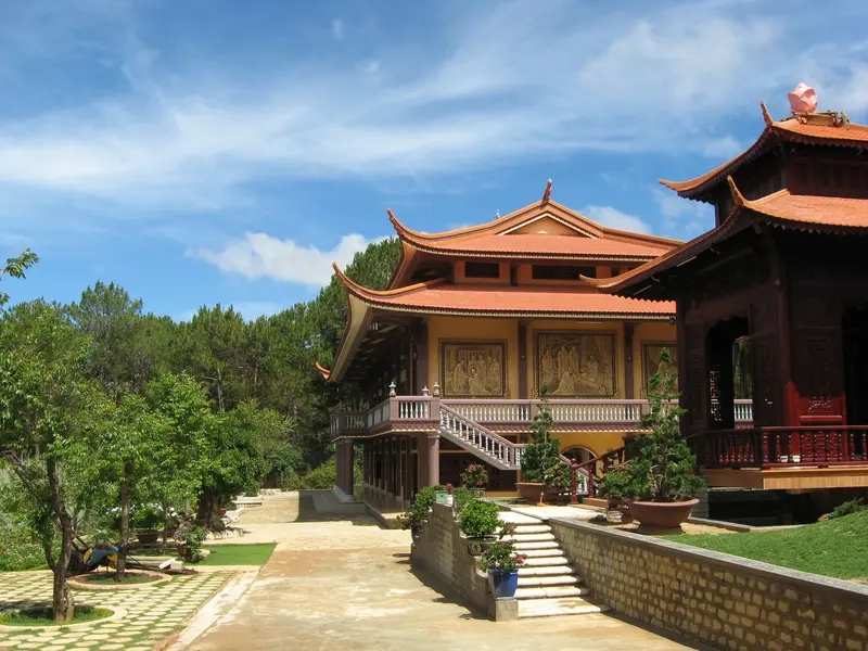 Không gian thiền định thư thái tại trúc lâm đà lạt