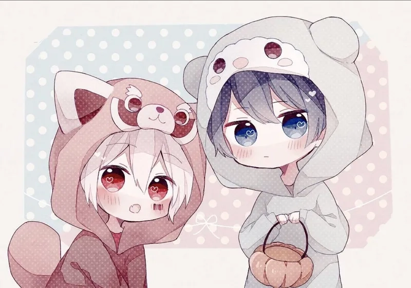 Không thể bỏ qua loạt hình ảnh chibi cặp đôi ngọt ngào