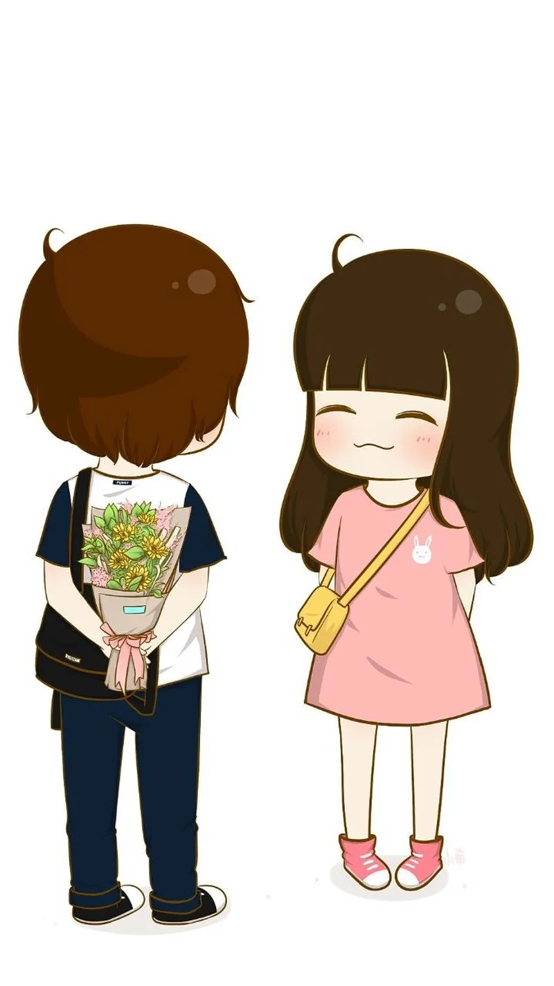 Đắm say cùng bộ ảnh cặp anime chibi đầy cảm xúc