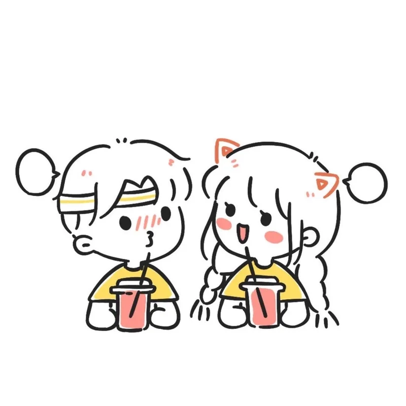Ngập tràn yêu thương với chibi cặp đôi dễ thương