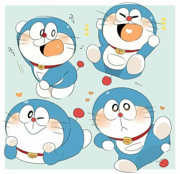 Vẽ Doraemon chibi cute có thể biến thành món quà handmade ý nghĩa