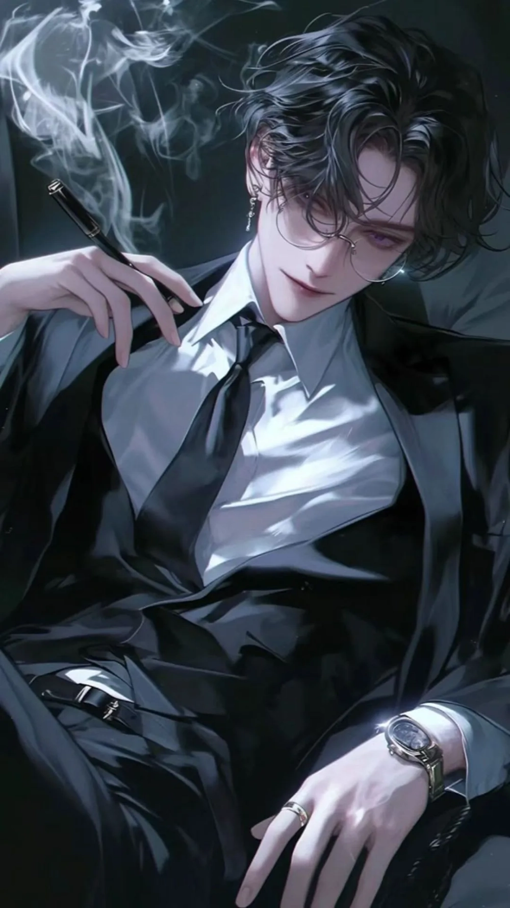 Thể hiện phong cách với hình nền anime nam cool ngầu