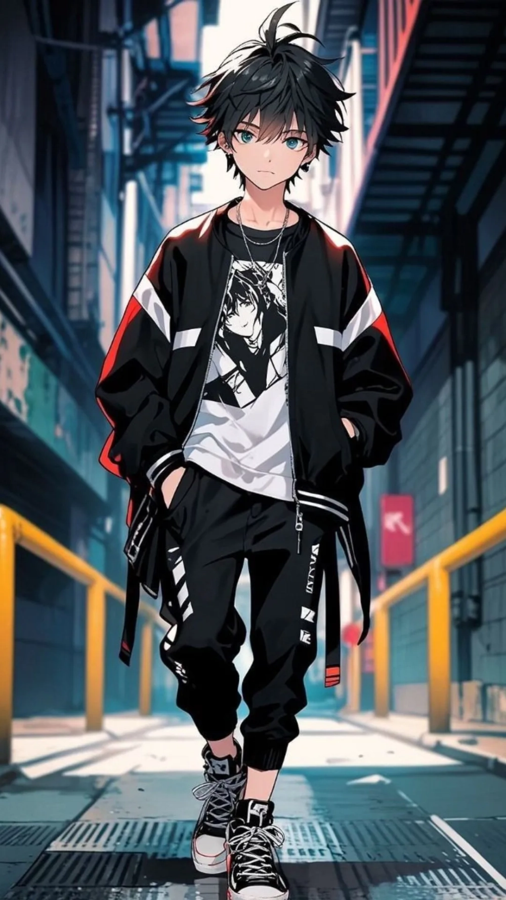 Tải về hình nền anime ngầu nam cho smartphone