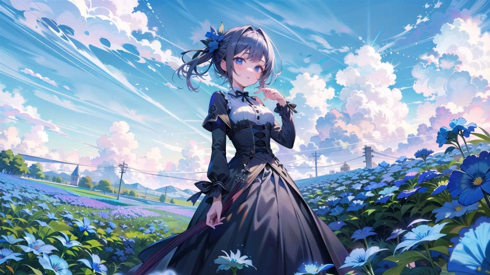 Làm mới màn hình với hình nền anime ngầu nữ lạnh lùng