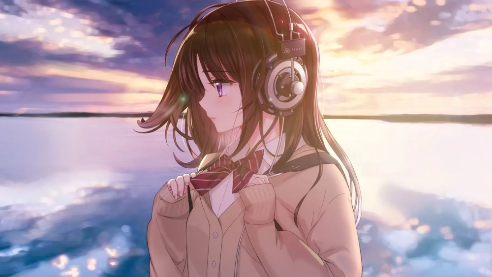 Tải ngay hình nền nữ anime đẹp lung linh