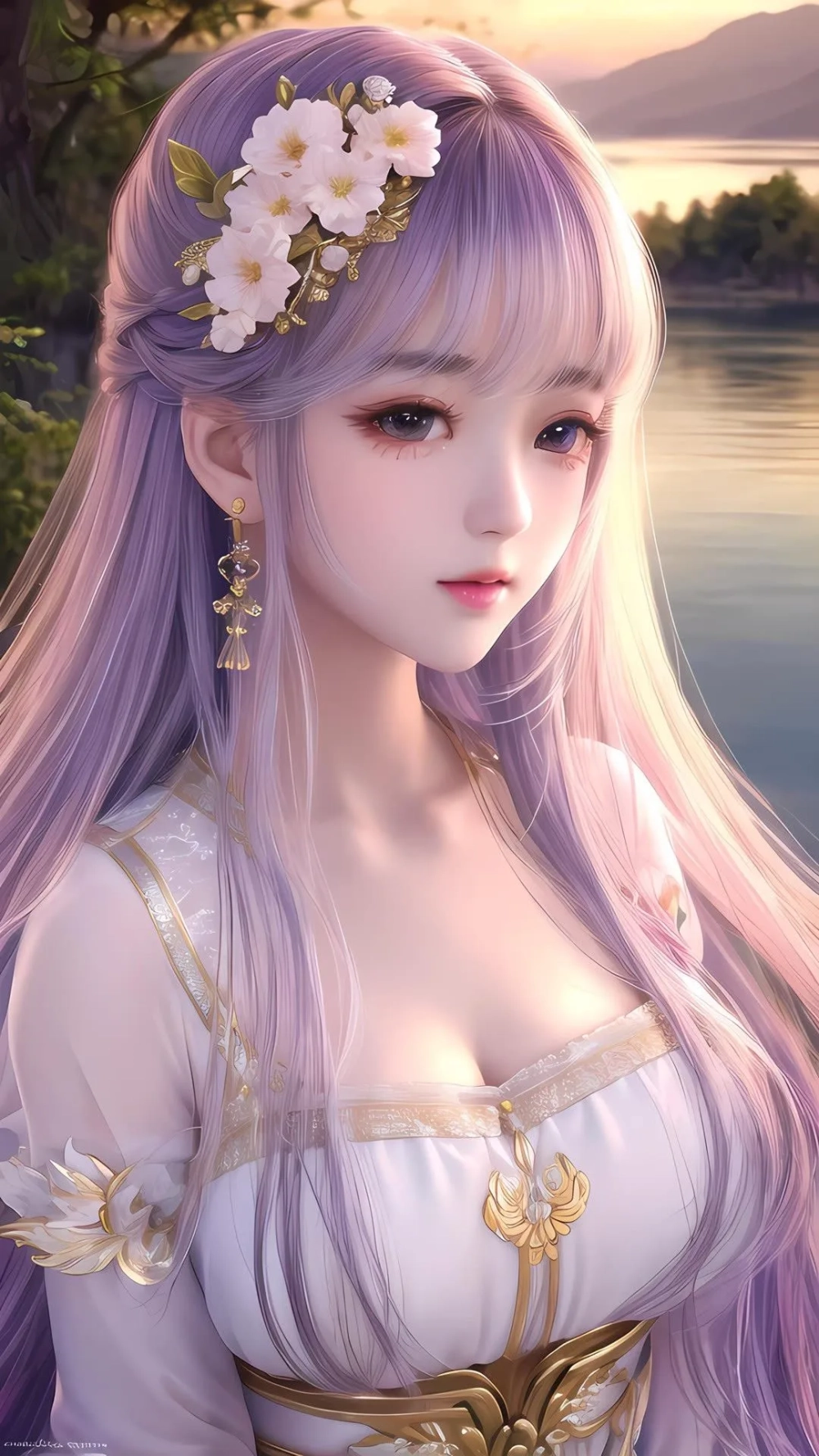 Tải ngay hình nền anime nữ cute đáng yêu