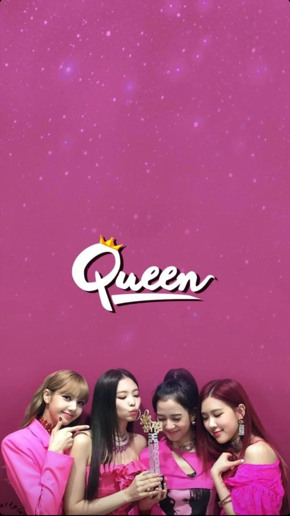 Dế yêu thêm phong cách với nền Blackpink cực chất