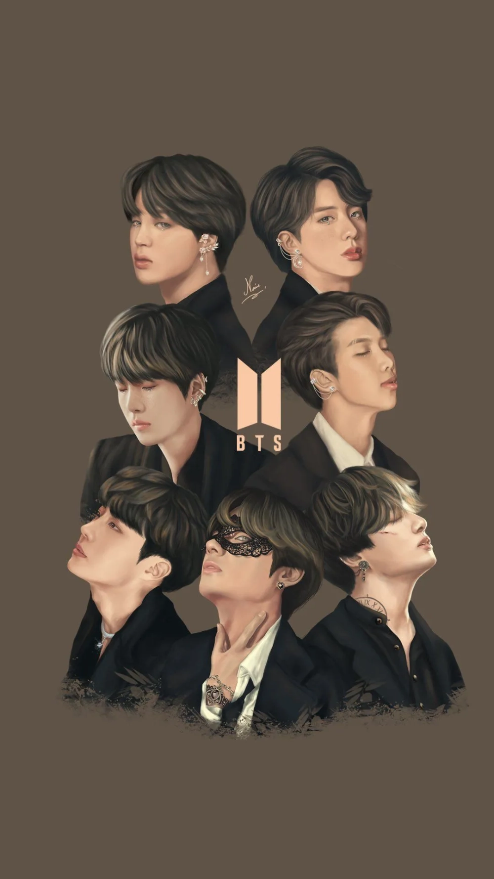 Siêu tiện lợi với hình nền ĐT BTS cực xinh