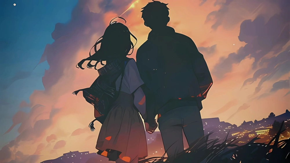Dành cho fan anime hình nền anime cặp đôi cute cực đáng yêu