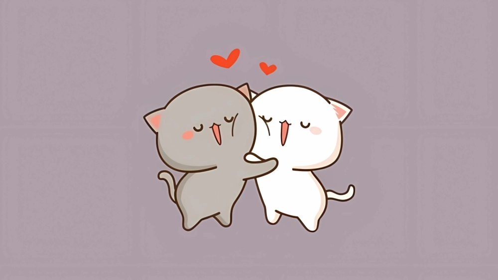Đặt ngay hình nền cặp mèo cute dành riêng cho người yêu mèo