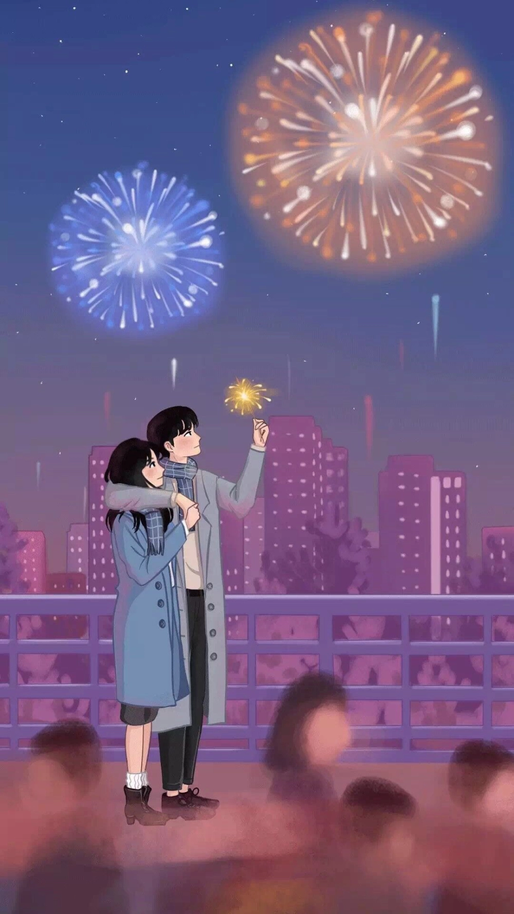 Những cặp đôi yêu anime sẽ mê mẩn hình nền điện thoại cặp đôi anime
