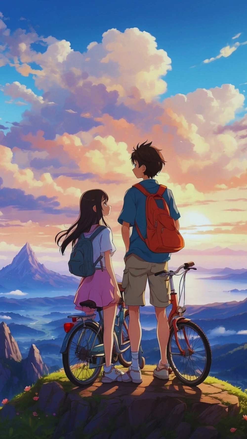 Đáng yêu hơn bao giờ hết với hình nền cặp đôi anime cute siêu dễ thương