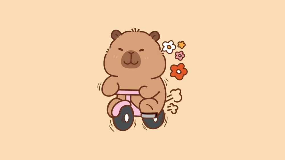 Làm mới máy tính của bạn với hình nền máy tính đẹp Capybara