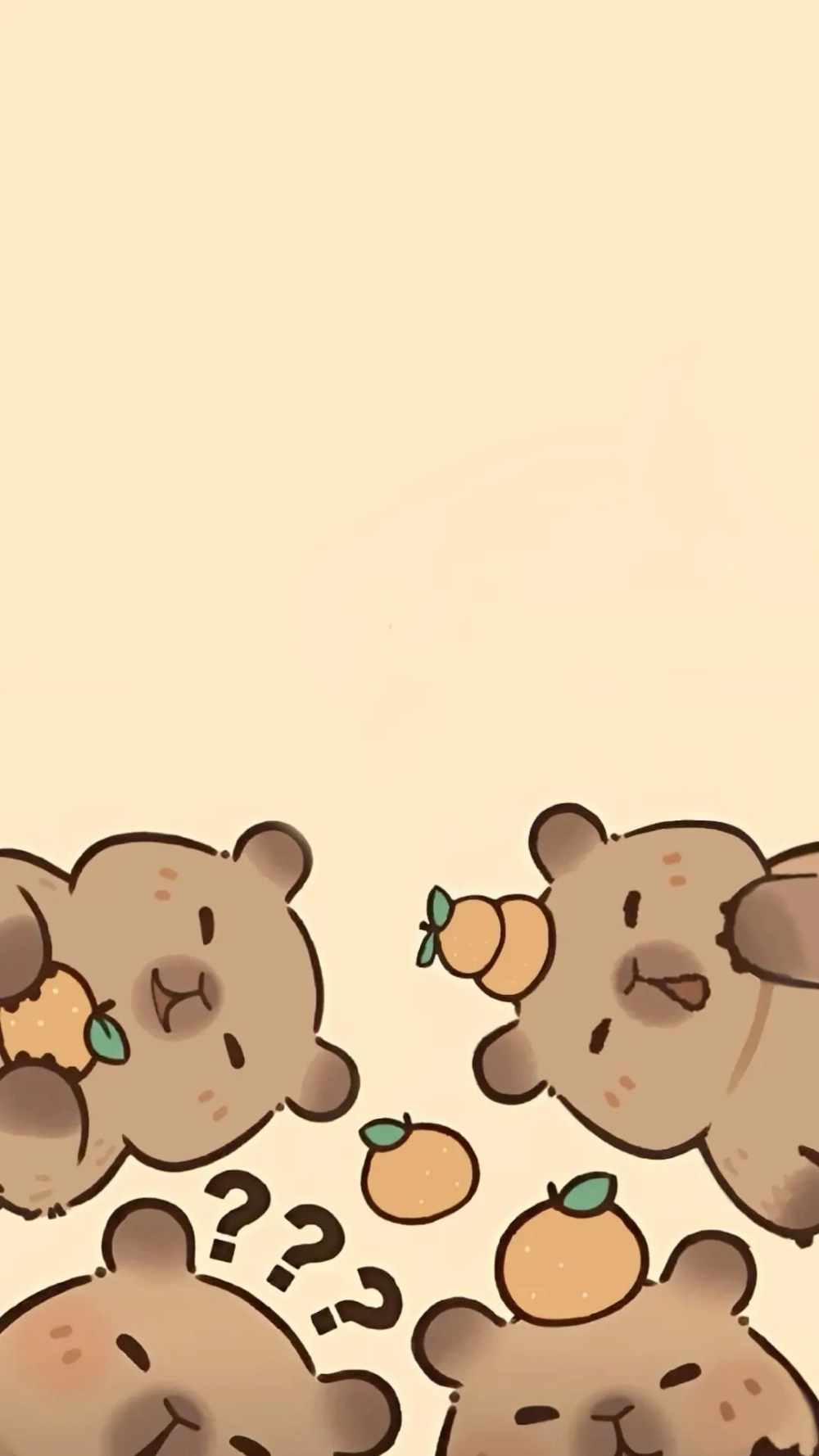 Đưa hình nền điện thoại Capybara vào điện thoại của bạn để có không gian dễ thương