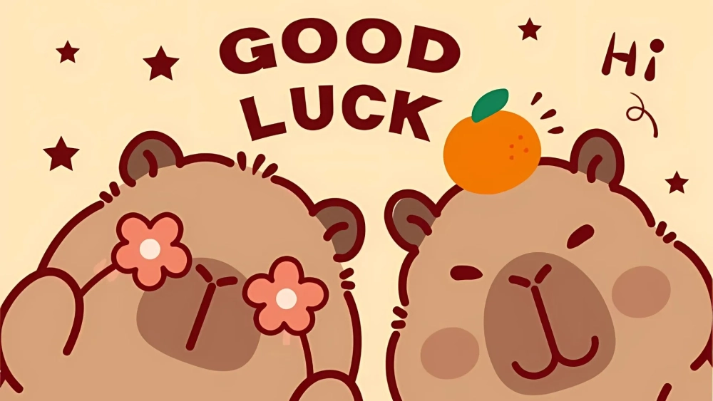 Hình nền Capybara cute cho máy tính khiến không gian của bạn trở nên dễ thương hơn bao giờ hết