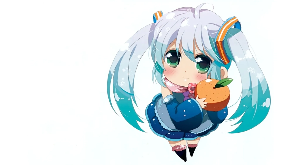 Hình nền chibi cho máy tính đáng yêu, tạo điểm nhấn cho góc làm việc của bạn