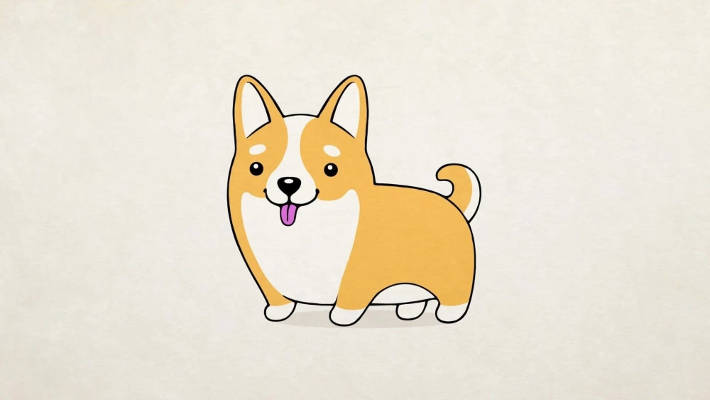 Hình nền chó shiba chibi dành cho những tín đồ yêu thích giống chó Shiba Inu dễ thương