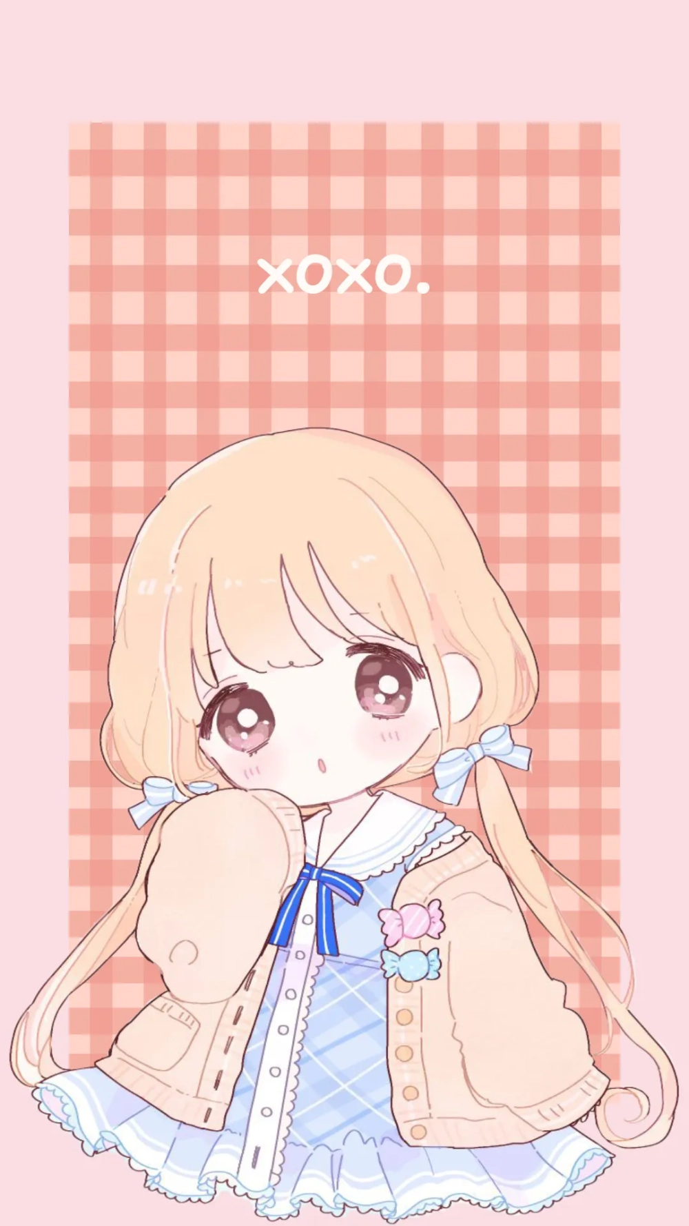 Hình nền anime chibi cute làm sáng bừng màn hình điện thoại của bạn