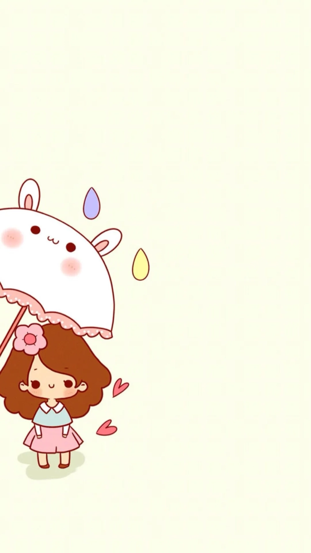 Hình nền con gái chibi siêu dễ thương cho điện thoại của bạn