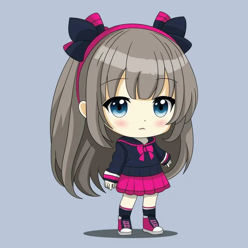 Đắm chìm trong bộ hình nền chibi nữ đáng yêu