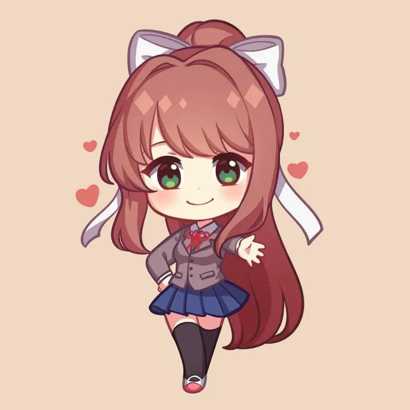 Ngắm trọn bộ hình nền anime chibi cute không thể bỏ qua
