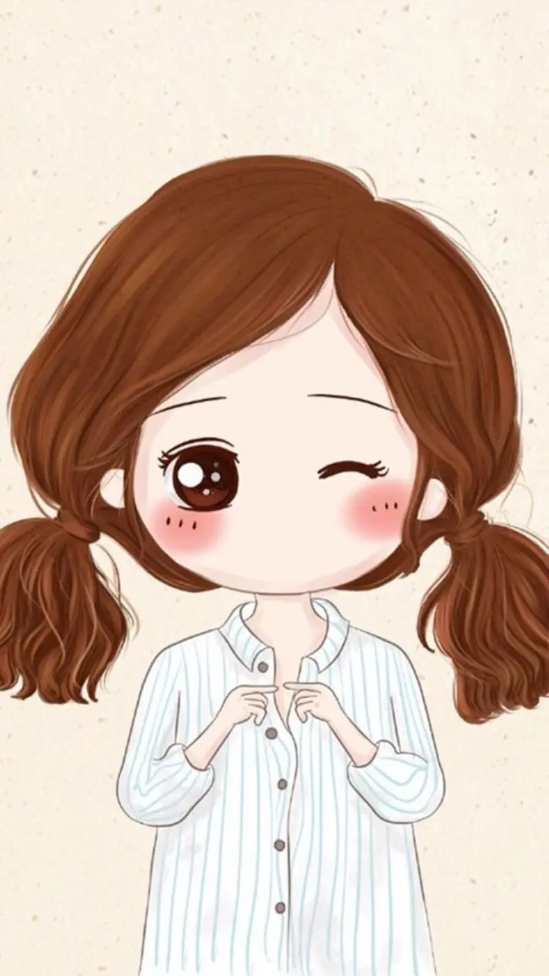 Không thể rời mắt trước hình nền dễ thương chibi cực xinh