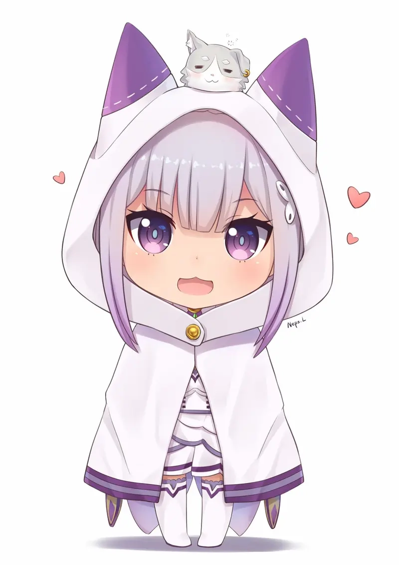 Lạc vào thế giới dễ thương với hình nền đẹp cute chibi