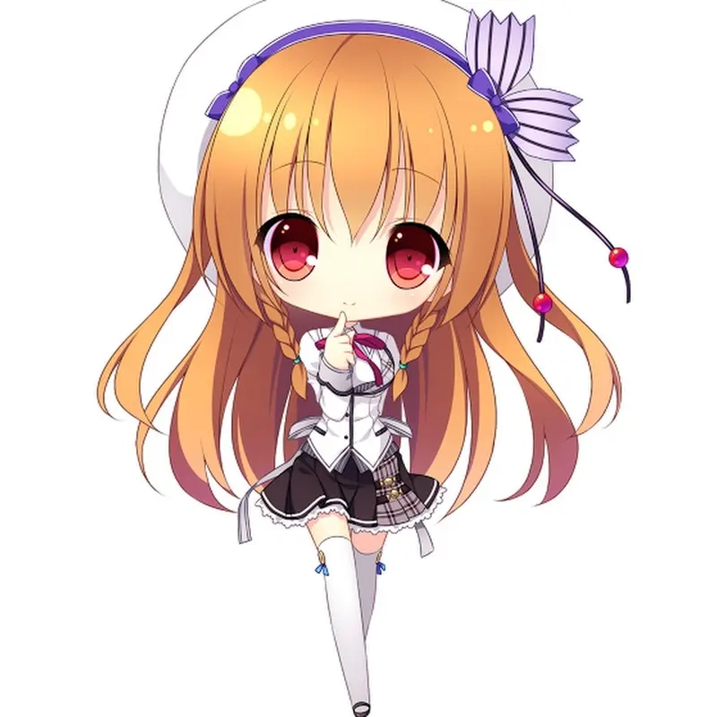 Không cưỡng lại nổi độ dễ thương từ ngộ nghĩnh chibi hình nền cute