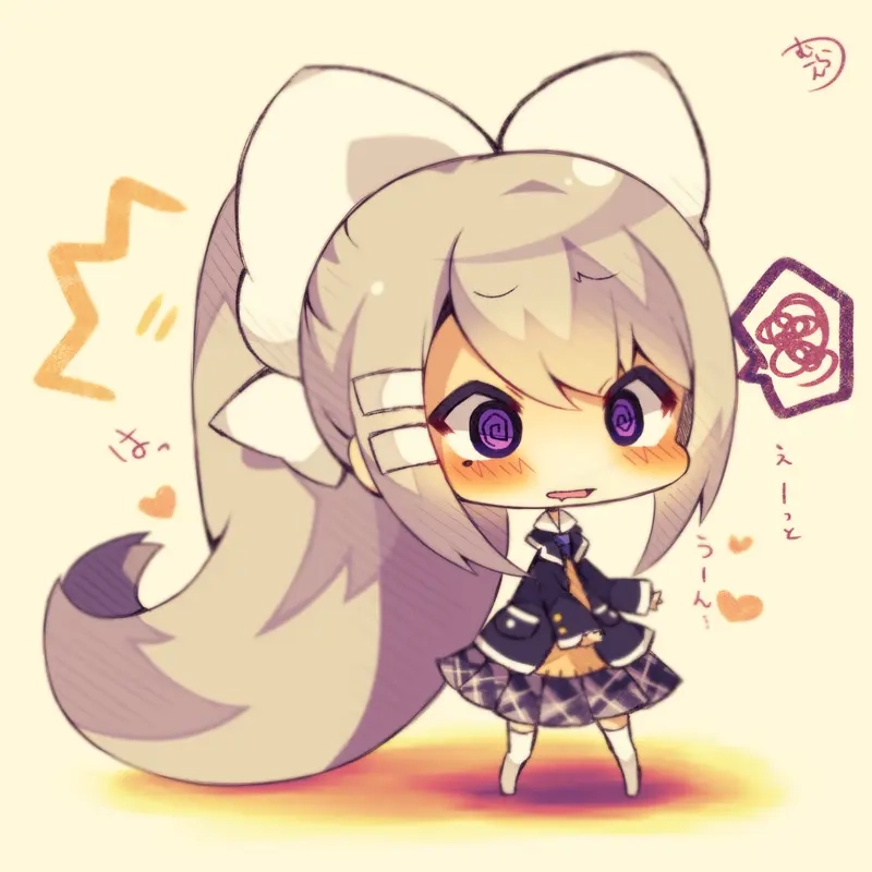 Cực xinh với bộ ảnh nền chibi cute cho dế yêu