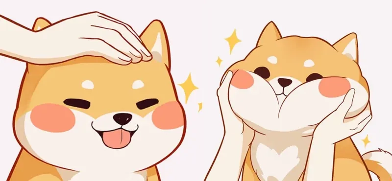 Fan chó Shiba đừng bỏ qua hình nền chó shiba chibi cực xịn