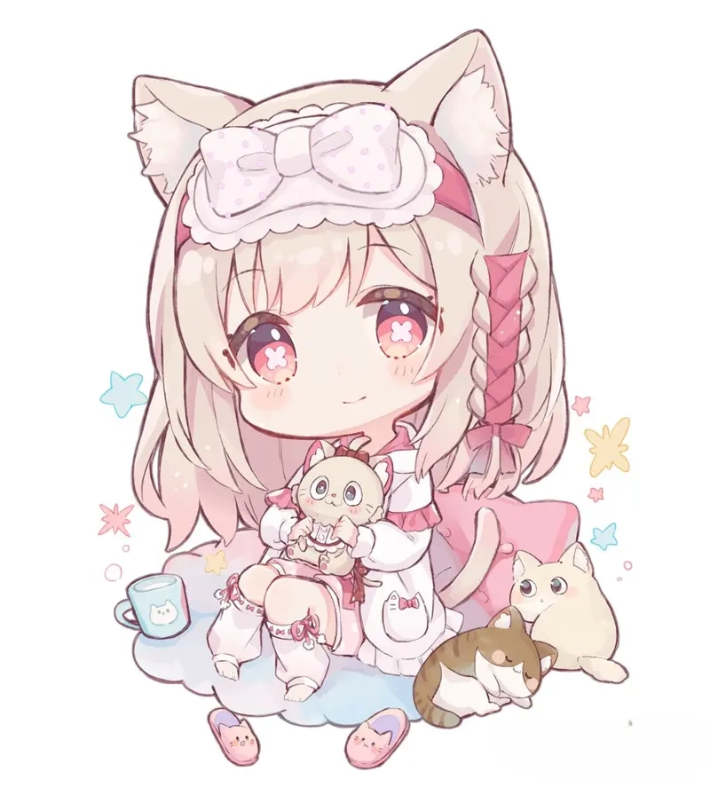 Bạn đã thử hình nền cute chibi nữ chưa