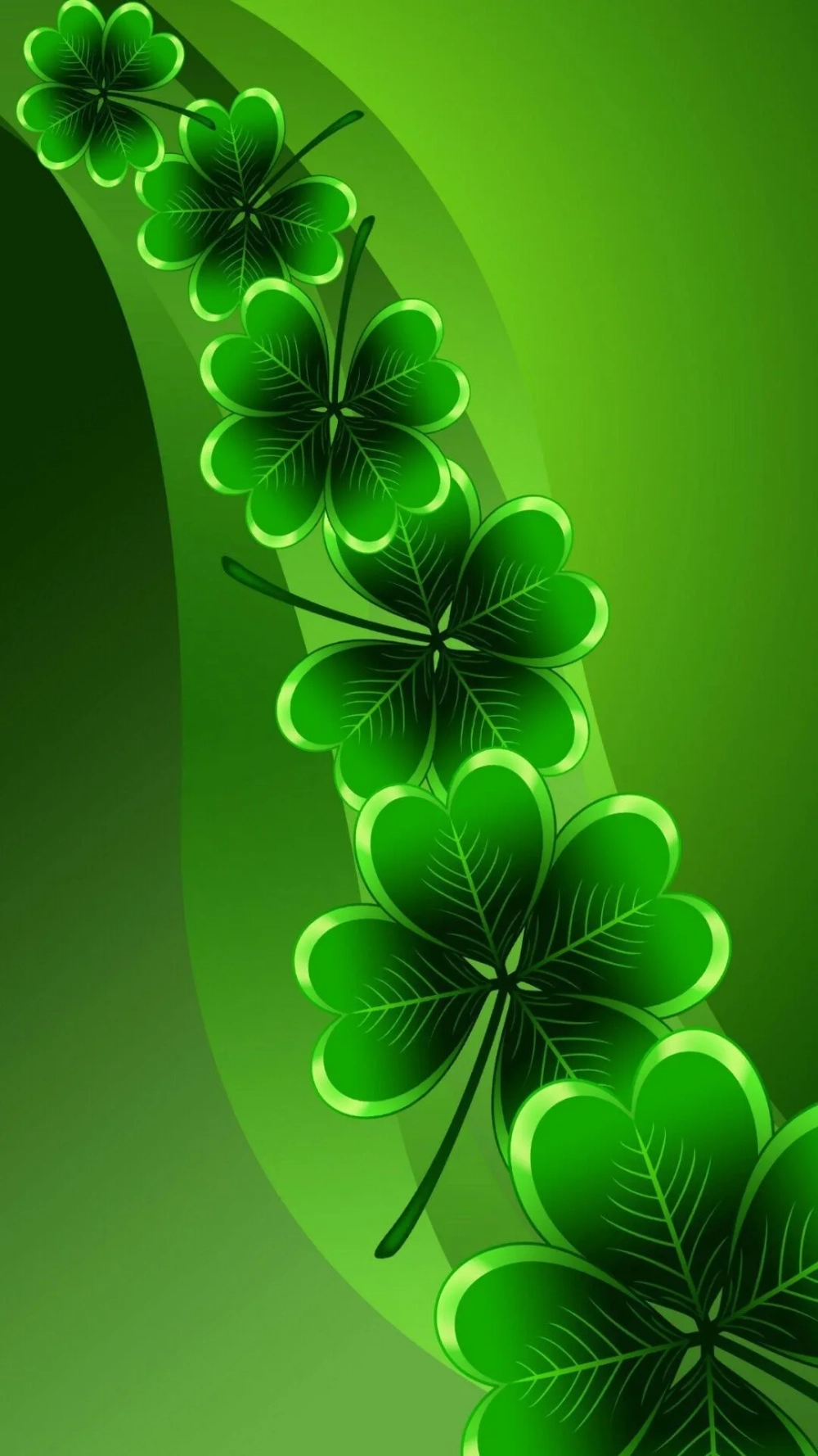 Nguồn năng lượng tích cực từ good luck hình nền cỏ 4 lá cho iphone
