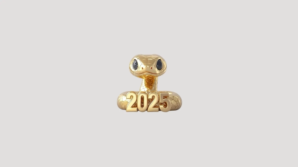Con rắn ảnh tết 2025 cute mang lại niềm vui đầu năm