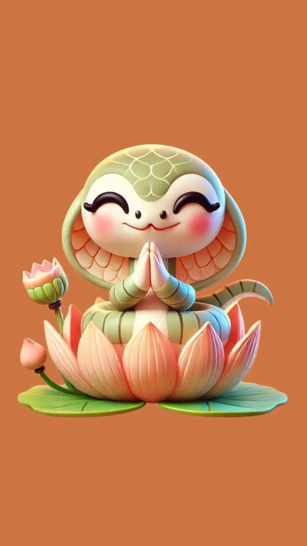Hình ảnh con rắn dễ thương cho những ai yêu thích sự ngọt ngào