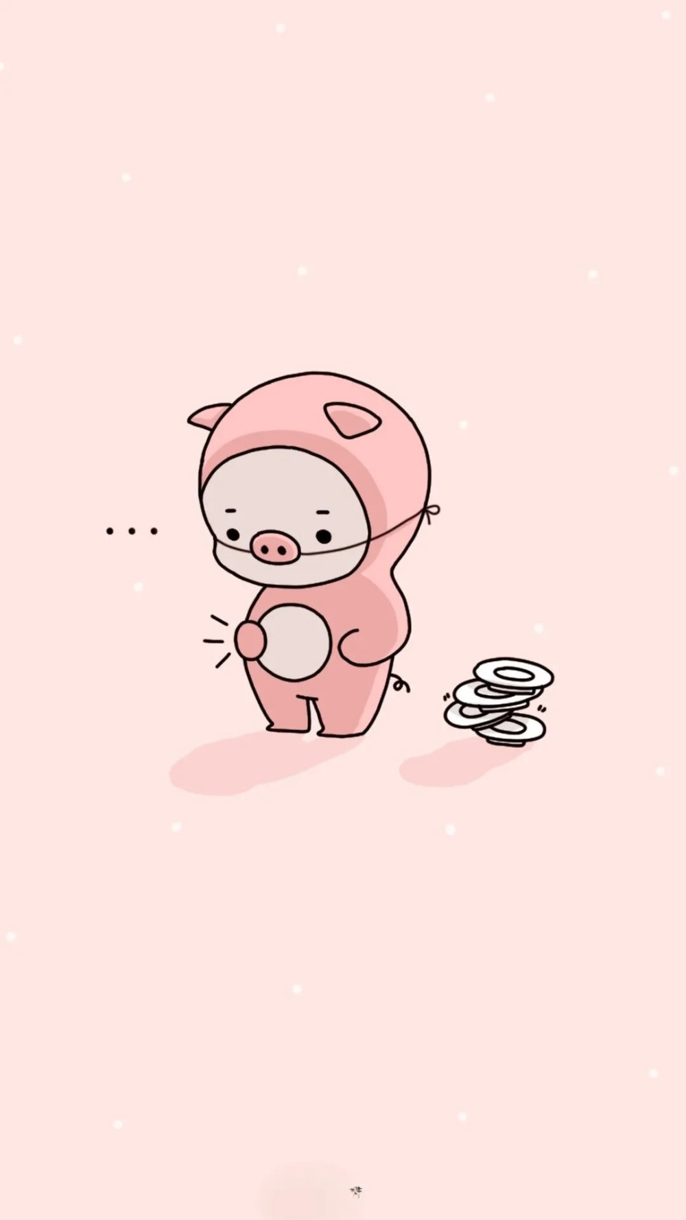 Hình nền điện thoại con heo cute mang đến sự vui tươi cho màn hình