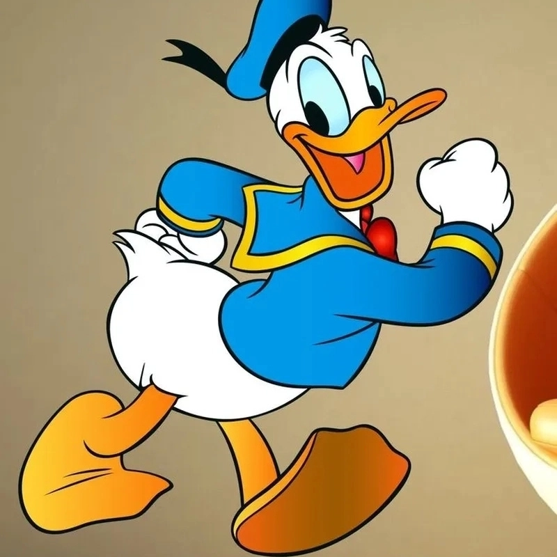 Huyền thoại vịt tái xuất với vịt donald meme