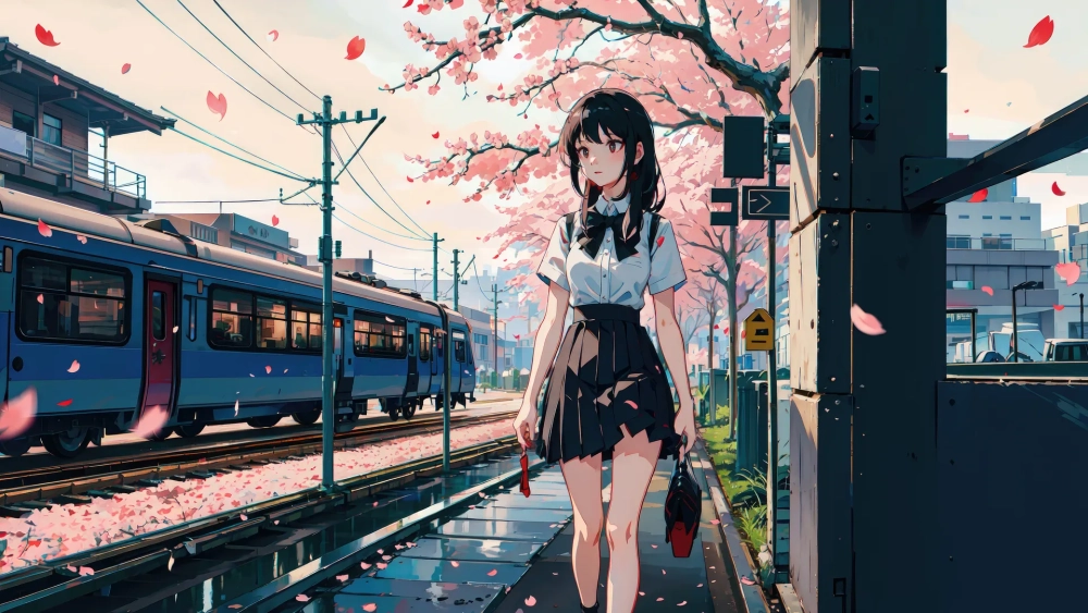 Ảnh nền đẹp anime nữ là lựa chọn hoàn hảo cho những ai yêu thích sự nữ tính